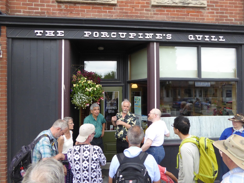 Entrance to the Porcupine's Quill, a local bookshop doing excellent printing
