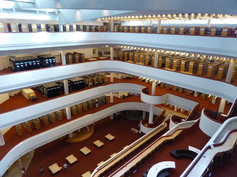 The Toronto Reference Library's atrium