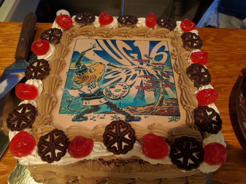 TUG 2016 cake