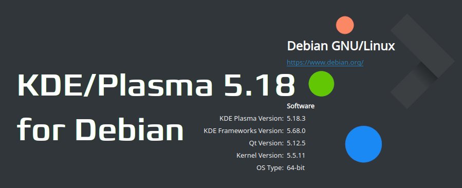 Kde Plasma 5 18 For Debian There And Back Again