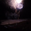 P1110641 -- Fireworks over the sea and Senmaida, spectacular