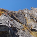 2014-10-20 027.JPG -- Finally climbing - South Ridge 南稜 first pitch