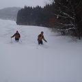 025.JPG -- More powder fun just before entering the ski area