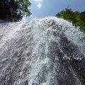 P1020699.JPG -- Rappeling down a beautiful waterfall