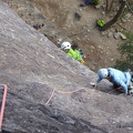  -- First pitch of the South-West ridge route
